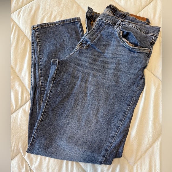 Lucky Brand Denim with Tan Leather Patch - Picture 1 of 6